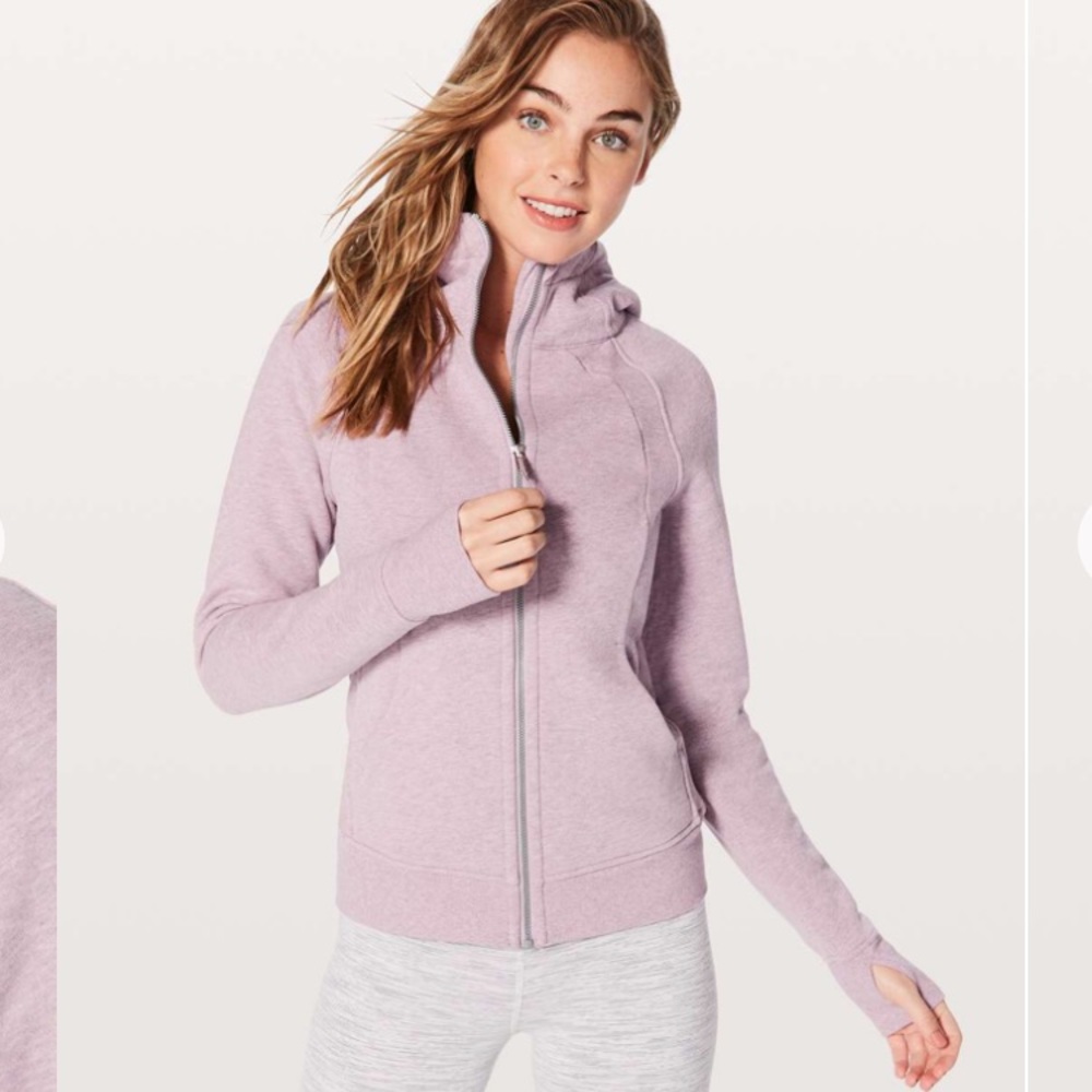 Lululemon Scuba Hoodie Heathered Dusty Rose